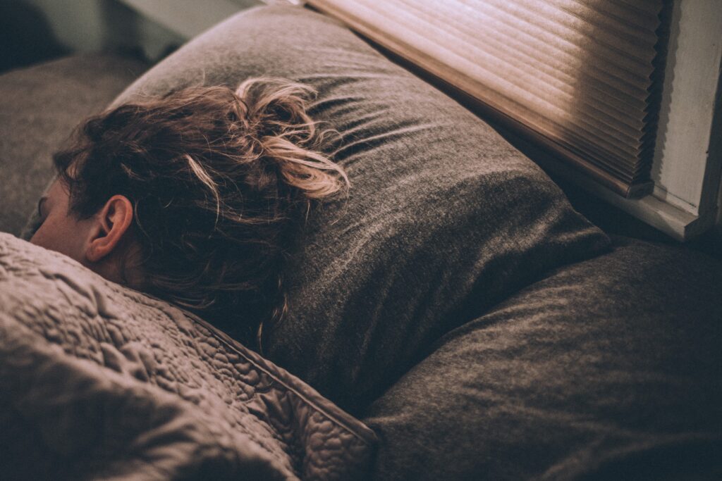 girl sleeping in bed #bettersleep