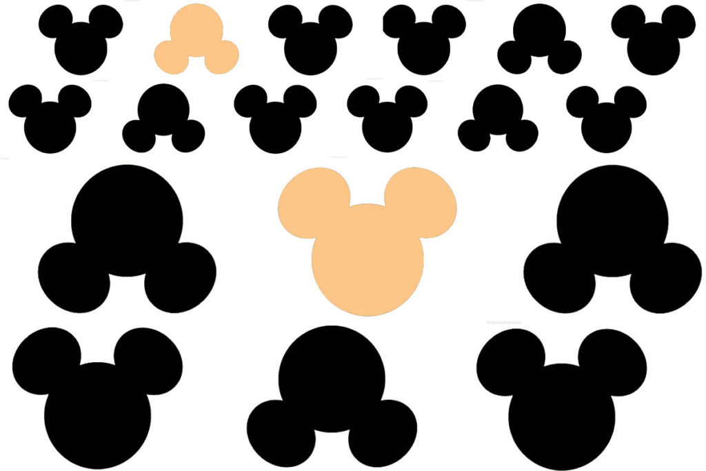 Disney Mickey Silouhettes